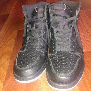 Jordan 1 Retro Black Perforated